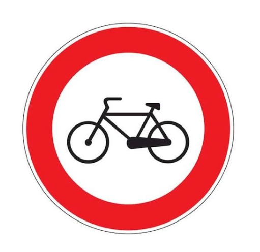 divieto bici